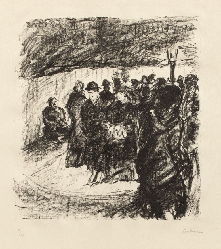 Auf diesem Bild ist das folgende Kunstwerk zu sehen: Max Beckmann. „Wittenbergplatz“. 1911.