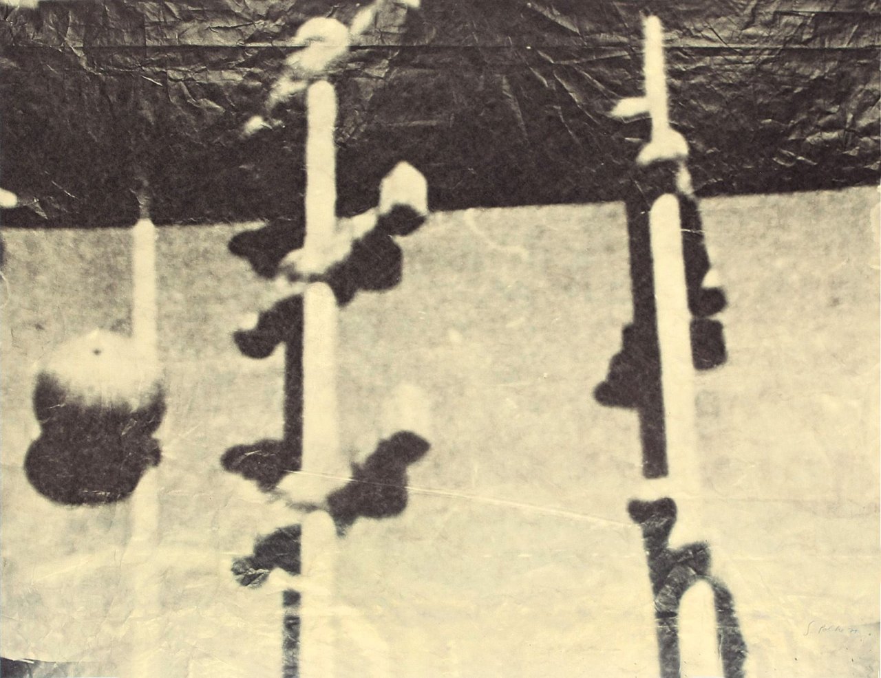 This picture shows the following artwork: Sigmar Polke. „Fernsehbild (Kicker) I“. 1971.
