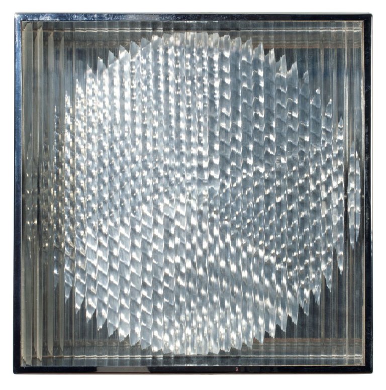Auf diesem Bild ist das folgende Kunstwerk zu sehen: Heinz Mack. „Rotor“. 1971.