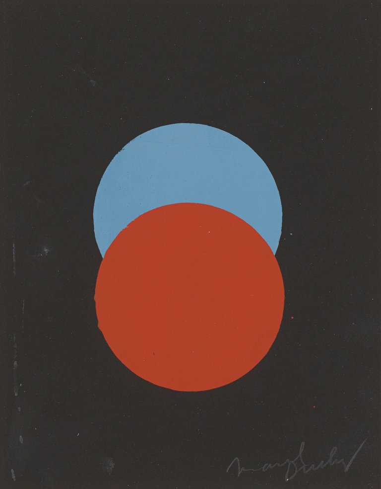 This picture shows the following artwork: Marcel Duchamp. Untitled (For: Cœurs volants). 1968.