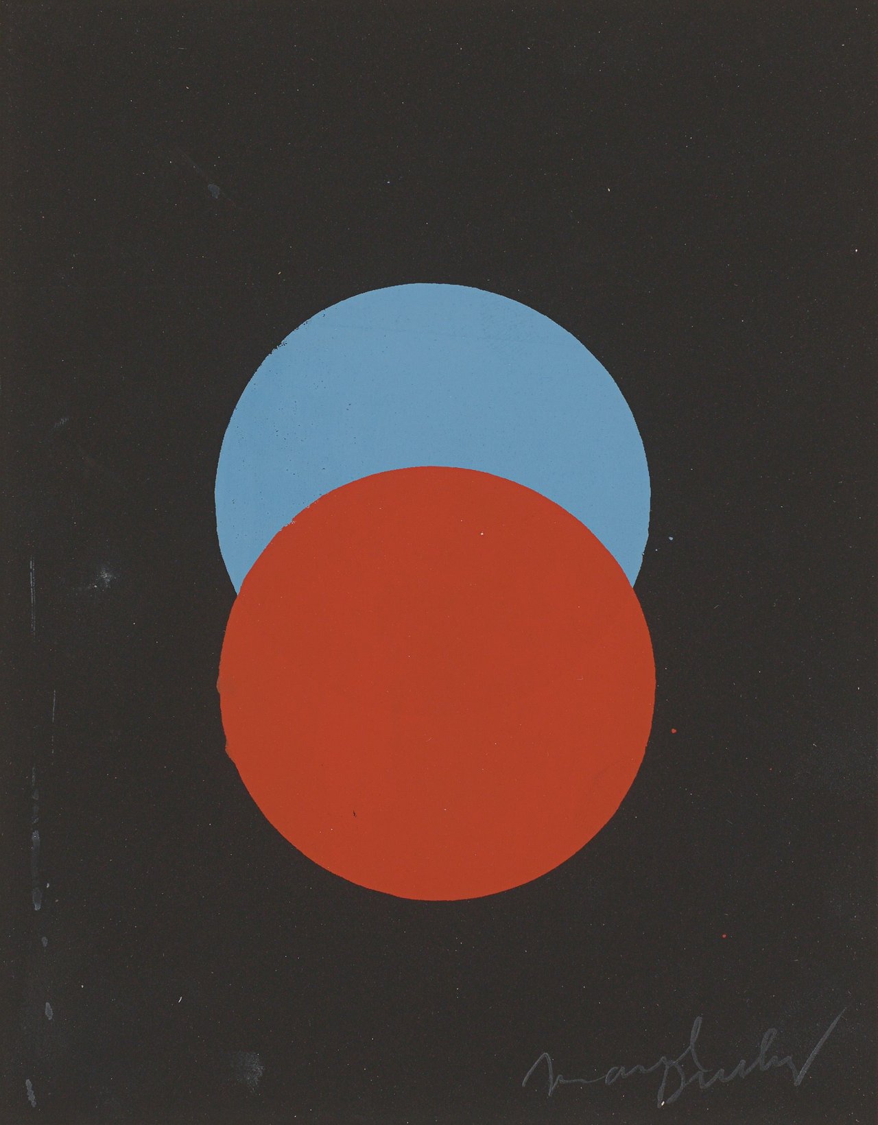 This picture shows the following artwork: Marcel Duchamp. Untitled (For: Cœurs volants). 1968.