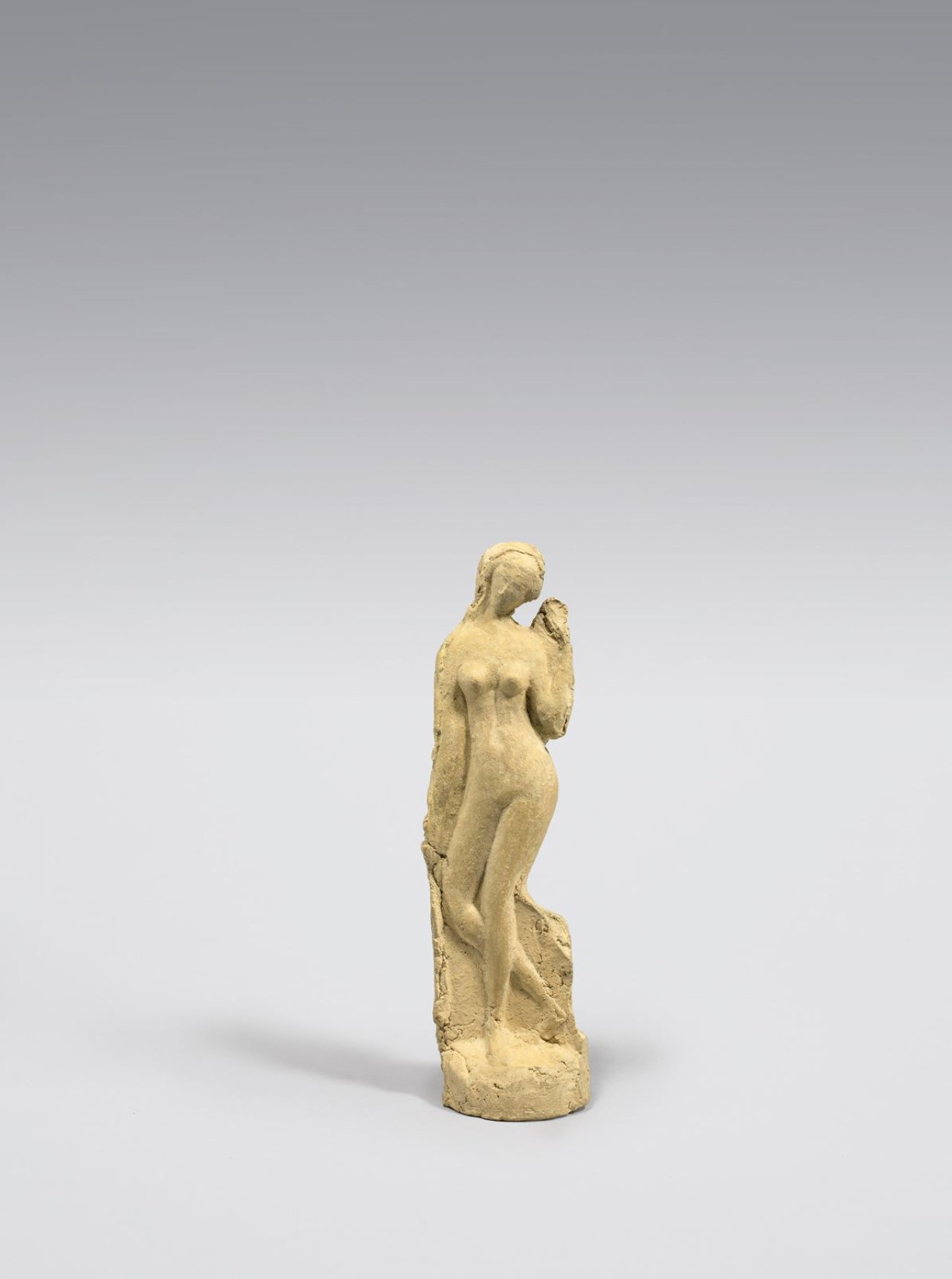 Auf diesem Bild ist das folgende Kunstwerk zu sehen: Moissey Kogan. „Stehende mit gestrecktem und erhobenem Arm“. Um 1910.