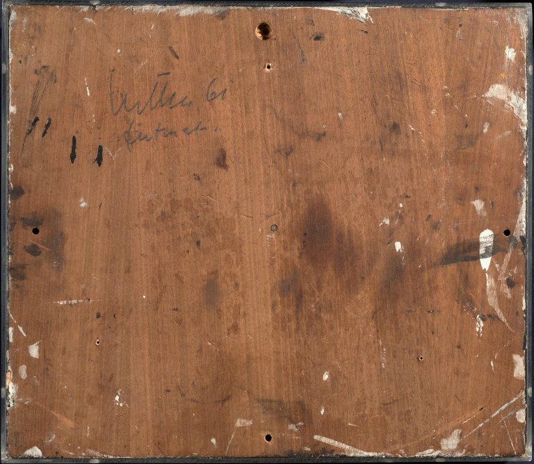 Auf diesem Bild ist das folgende Kunstwerk zu sehen: Adolf Luther. Ohne Titel (Entmaterialisierung). 1961.