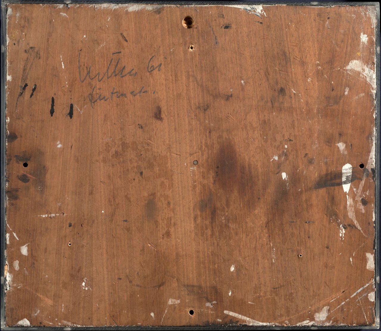 Auf diesem Bild ist das folgende Kunstwerk zu sehen: Adolf Luther. Ohne Titel (Entmaterialisierung). 1961.