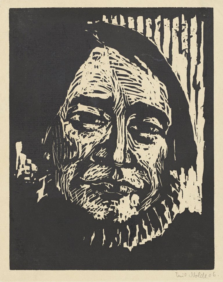 This picture shows the following artwork: Emil Nolde. „Anders Poulsen“. 1906.