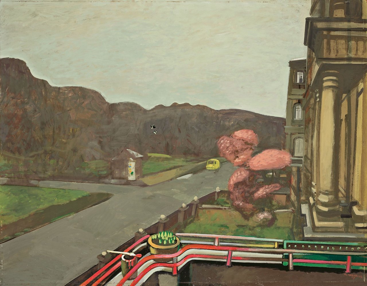 This picture shows the following artwork: Wolfgang Mattheuer. „Frühlingsstraße“. 1959/1965.