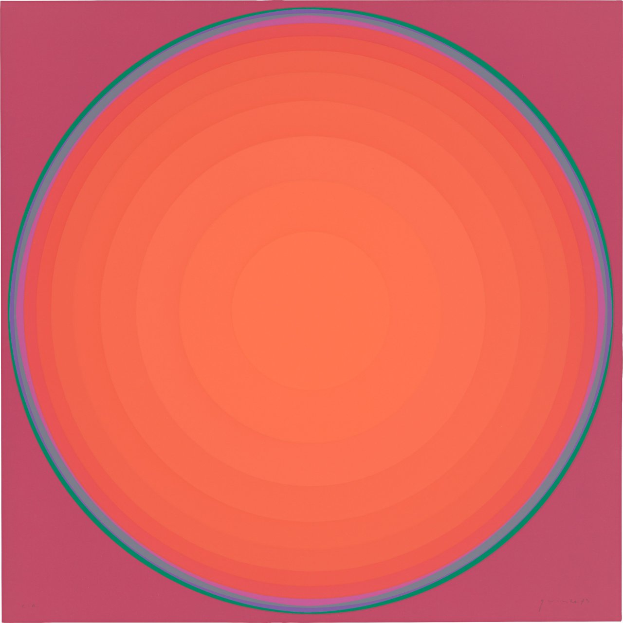 Auf diesem Bild ist das folgende Kunstwerk zu sehen: Lothar Quinte. Ohne Titel. 1973.
