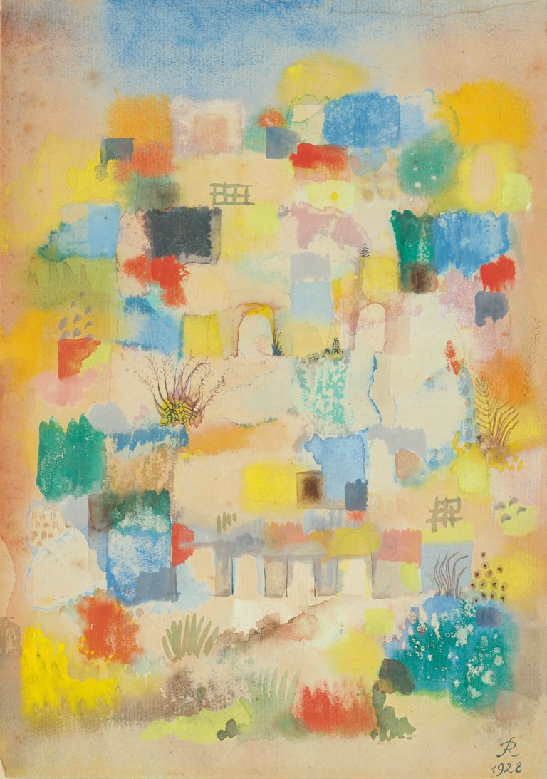 Auf diesem Bild ist das folgende Kunstwerk zu sehen: Hans Reichel. Ohne Titel. 1928.