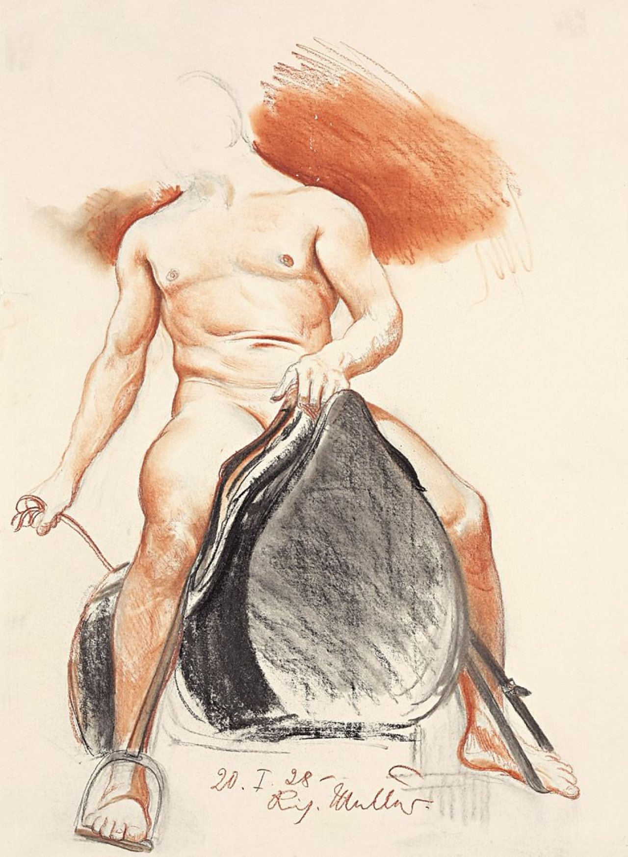 This picture shows the following artwork: Richard Müller. Torso. 1928.
