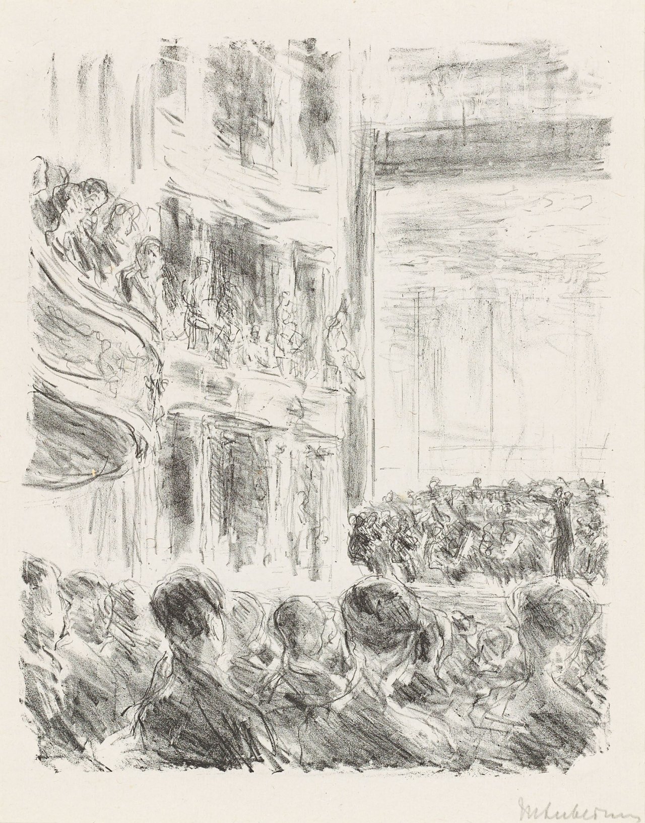 This picture shows the following artwork: Max Liebermann. „Das Konzert“. 1926.