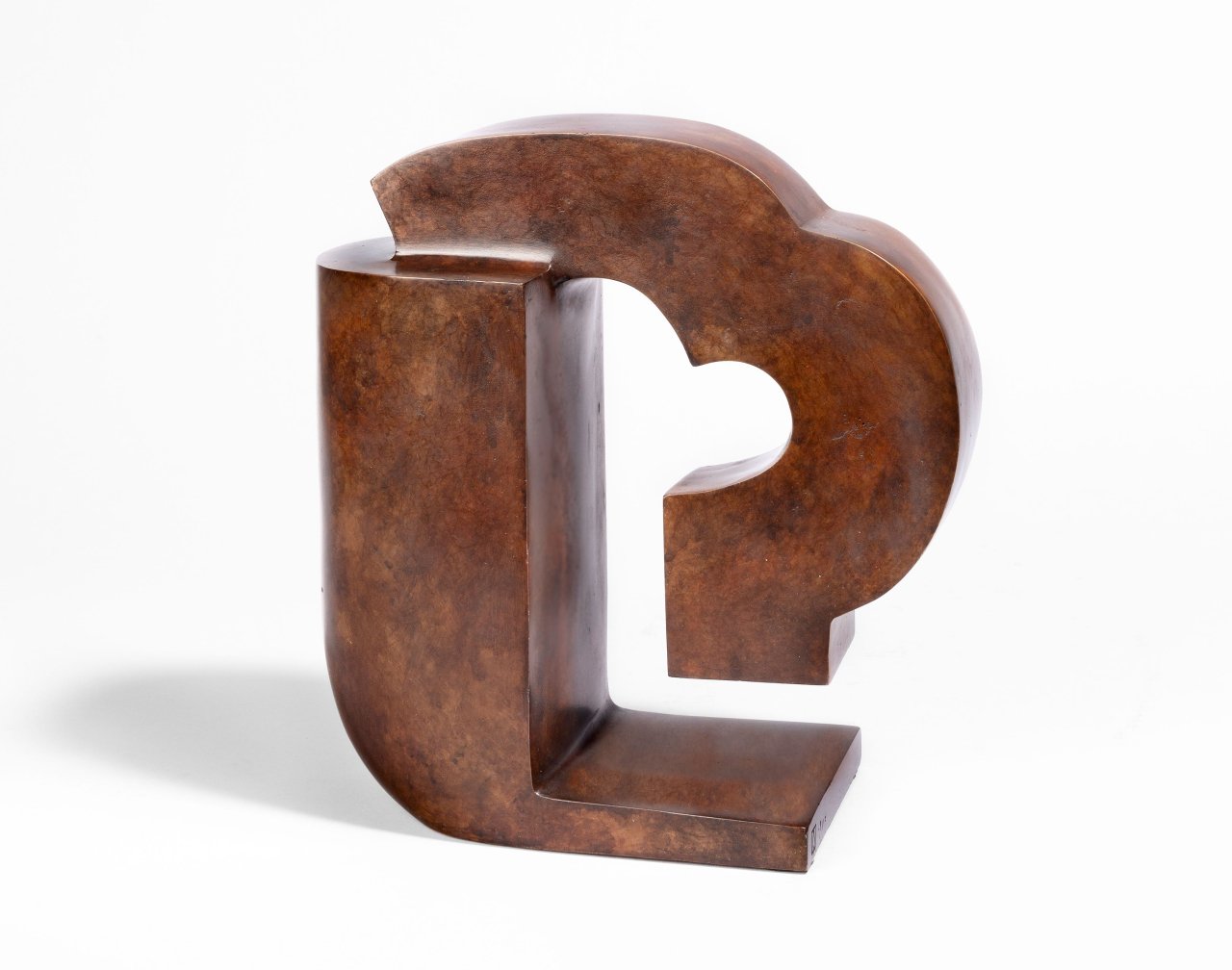 Auf diesem Bild ist das folgende Kunstwerk zu sehen: Herbert Albrecht. „Kopf“. 2002.