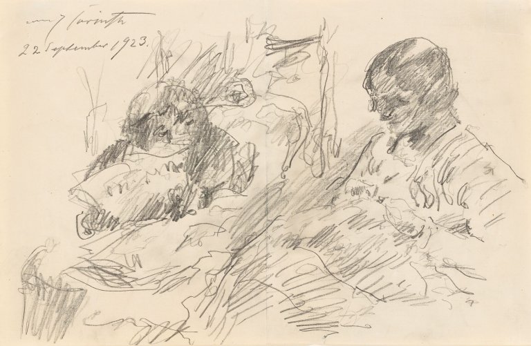 This picture shows the following artwork: Lovis Corinth. Familie. 1923.