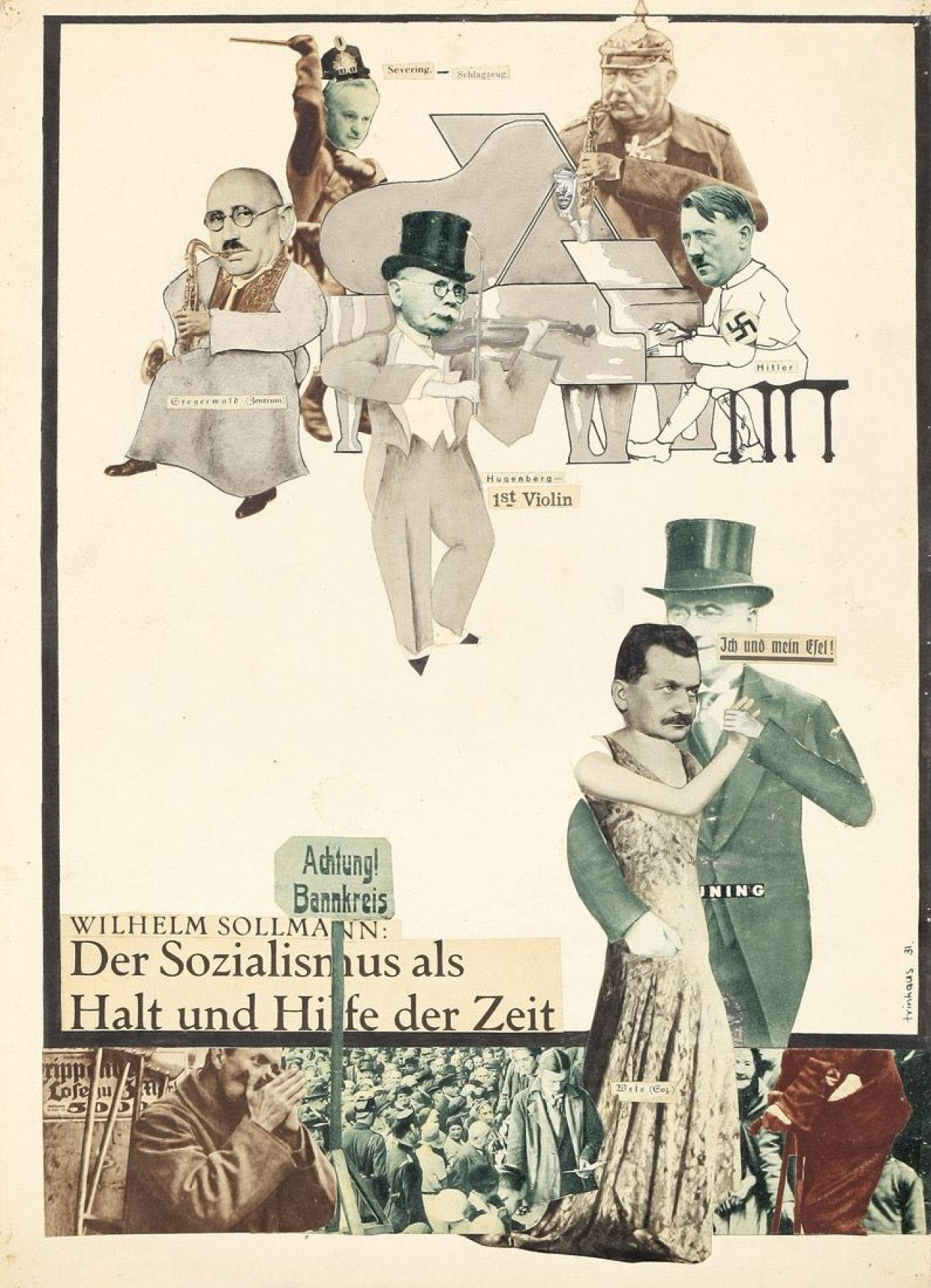Auf diesem Bild ist das folgende Kunstwerk zu sehen: Karl Hermann Trinkaus. Reichsorchester. 1931.