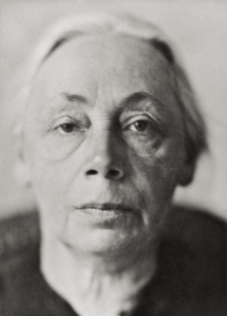 Auf diesem Bild ist das folgende Kunstwerk zu sehen: Lotte Jacobi. „Käthe Kollwitz“, Berlin. 1929.