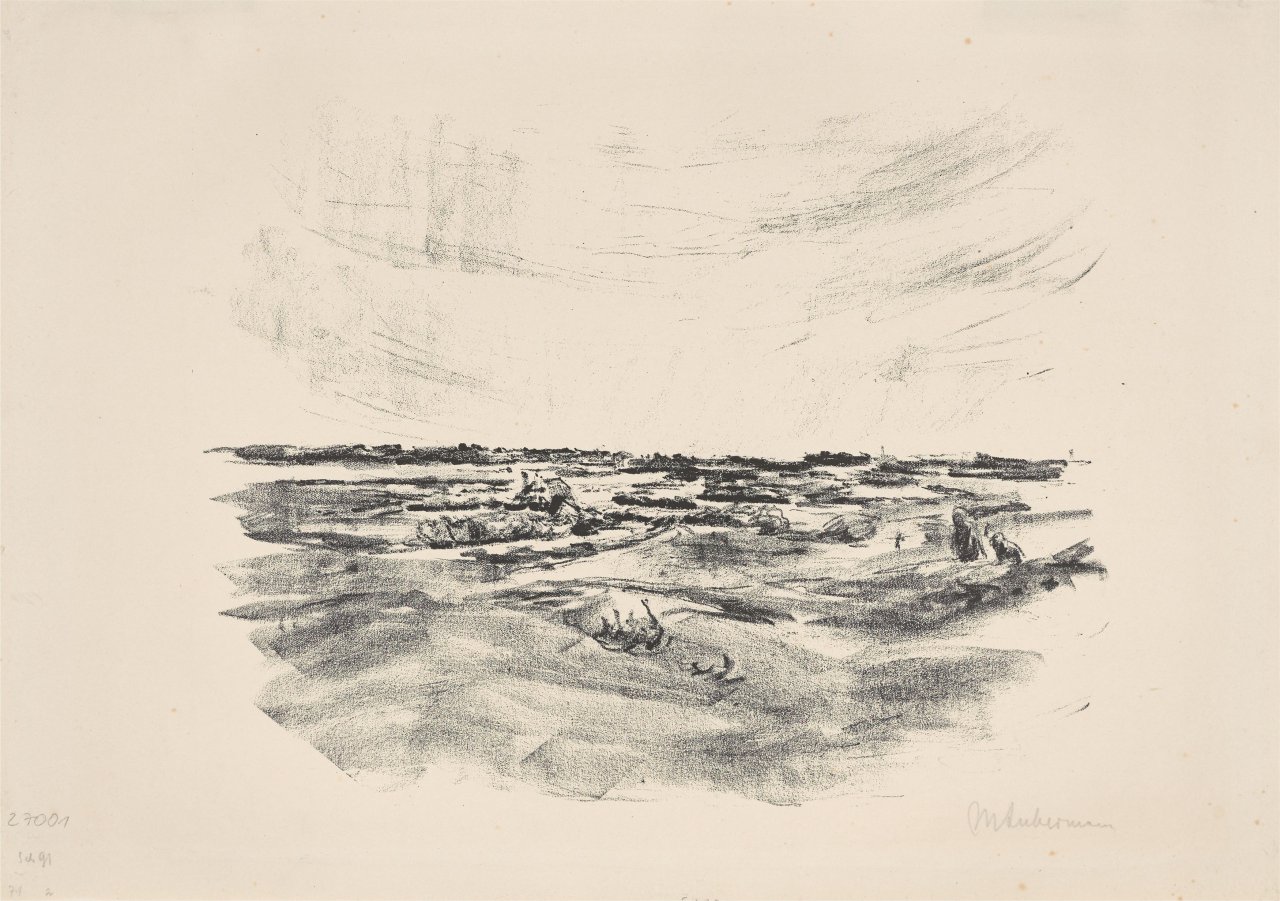 This picture shows the following artwork: Max Liebermann. ”Dünenlandschaft”. 1909.