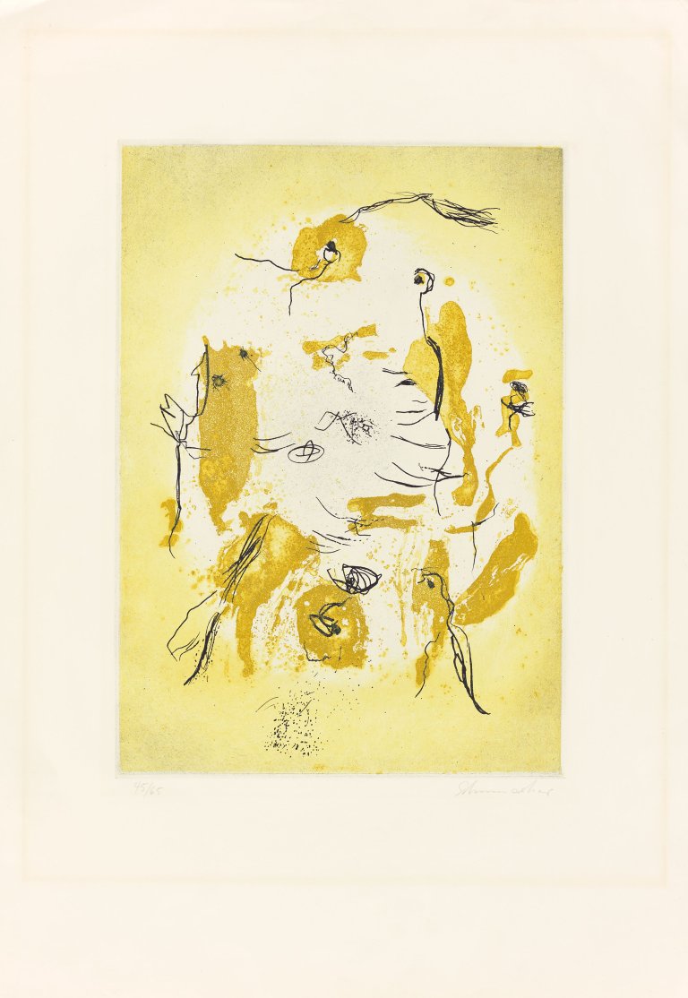 Auf diesem Bild ist das folgende Kunstwerk zu sehen: Emil Schumacher. „Bingo“. 1958.