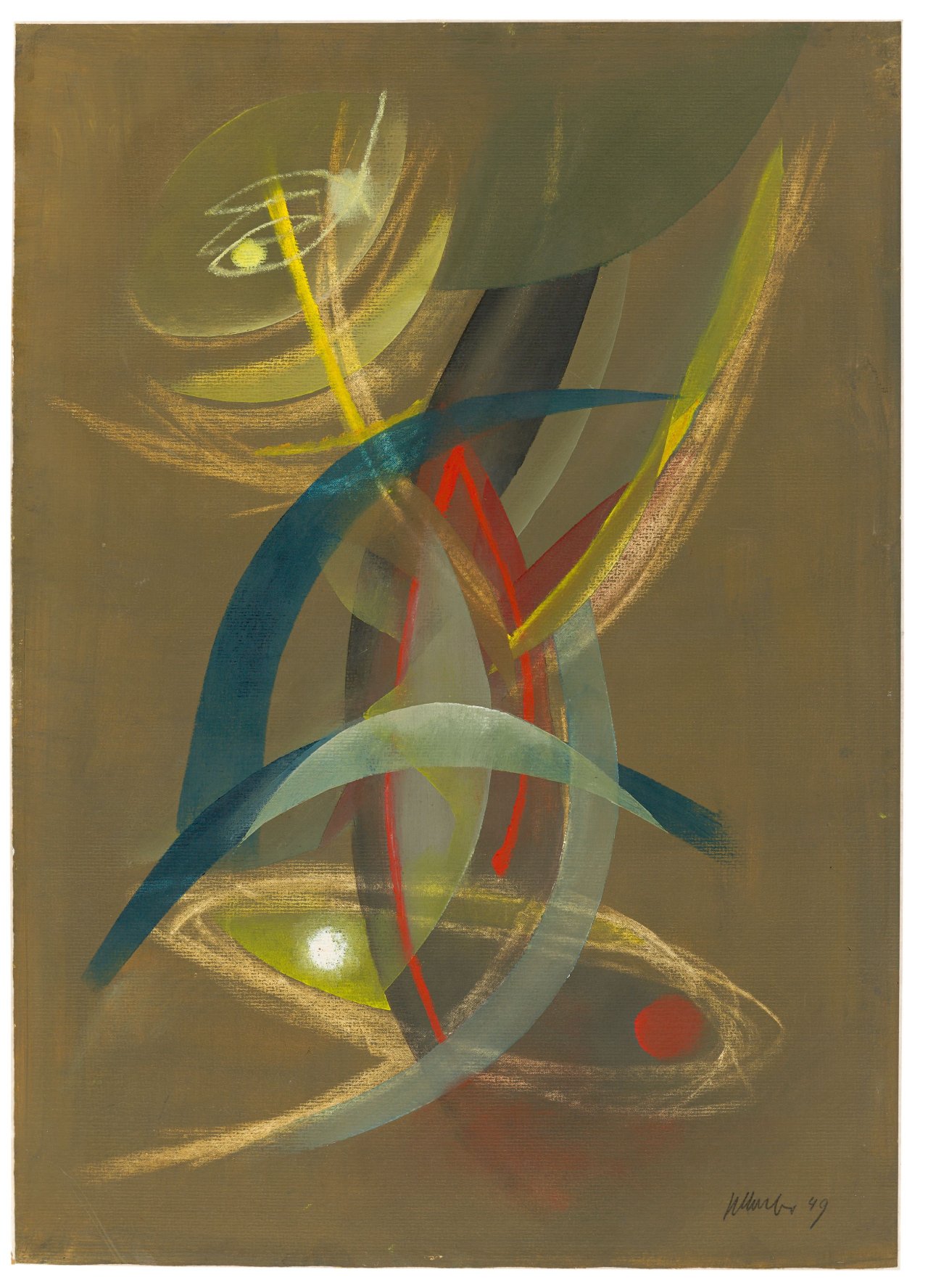 This picture shows the following artwork: Fritz Winter. 