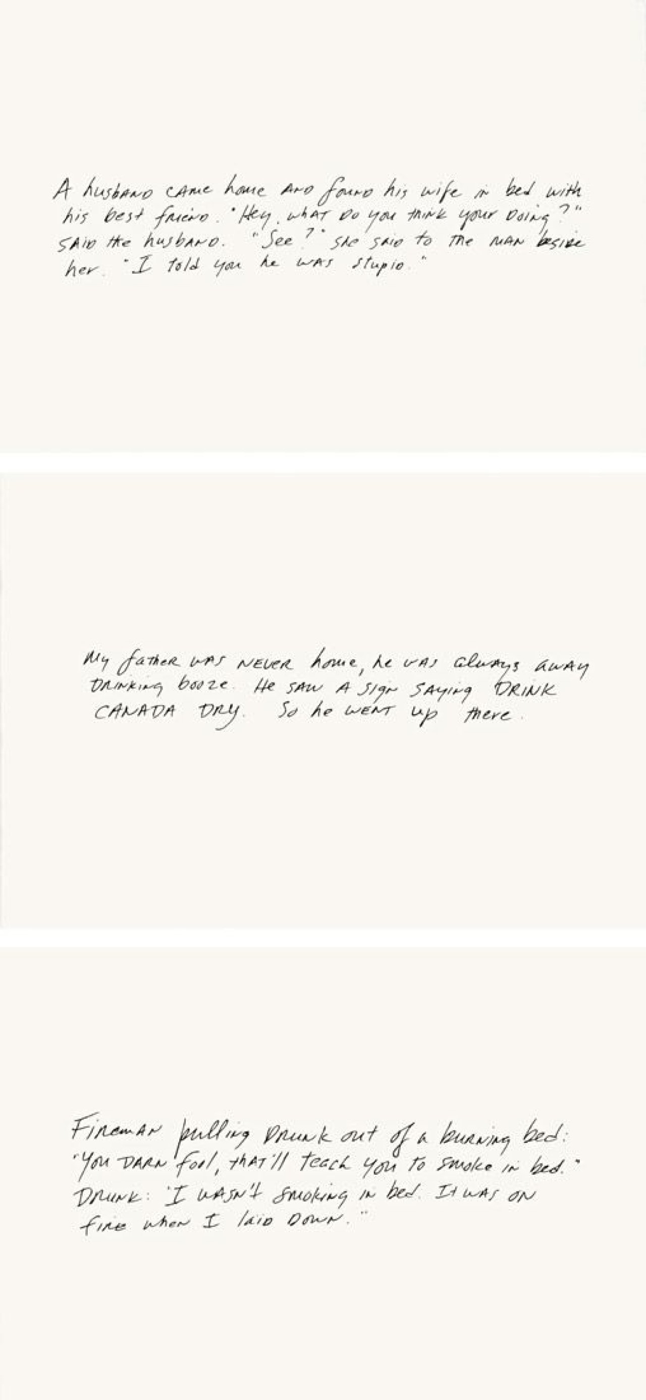 Auf diesem Bild ist das folgende Kunstwerk zu sehen: Richard Prince. „Greeting Cards“. 2011.