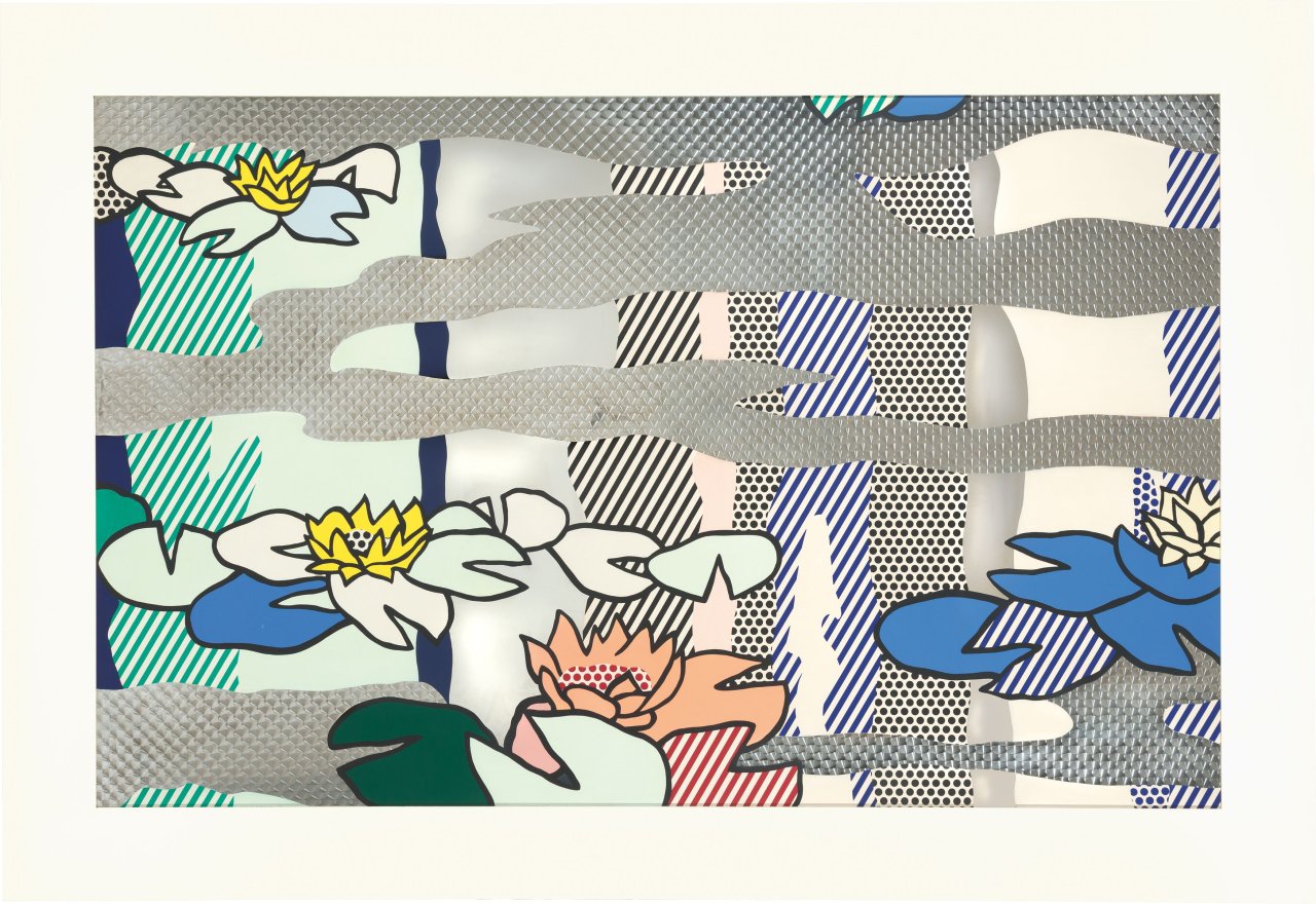 This picture shows the following artwork: Roy Lichtenstein. ”Water Lily Pond with Reflections”. 1992.