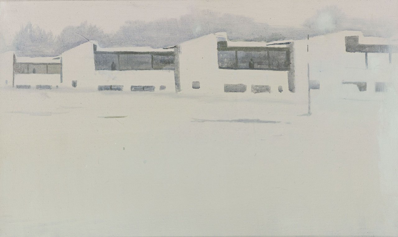 Auf diesem Bild ist das folgende Kunstwerk zu sehen: Jānis Avotiņš. Pueblo. 2004.