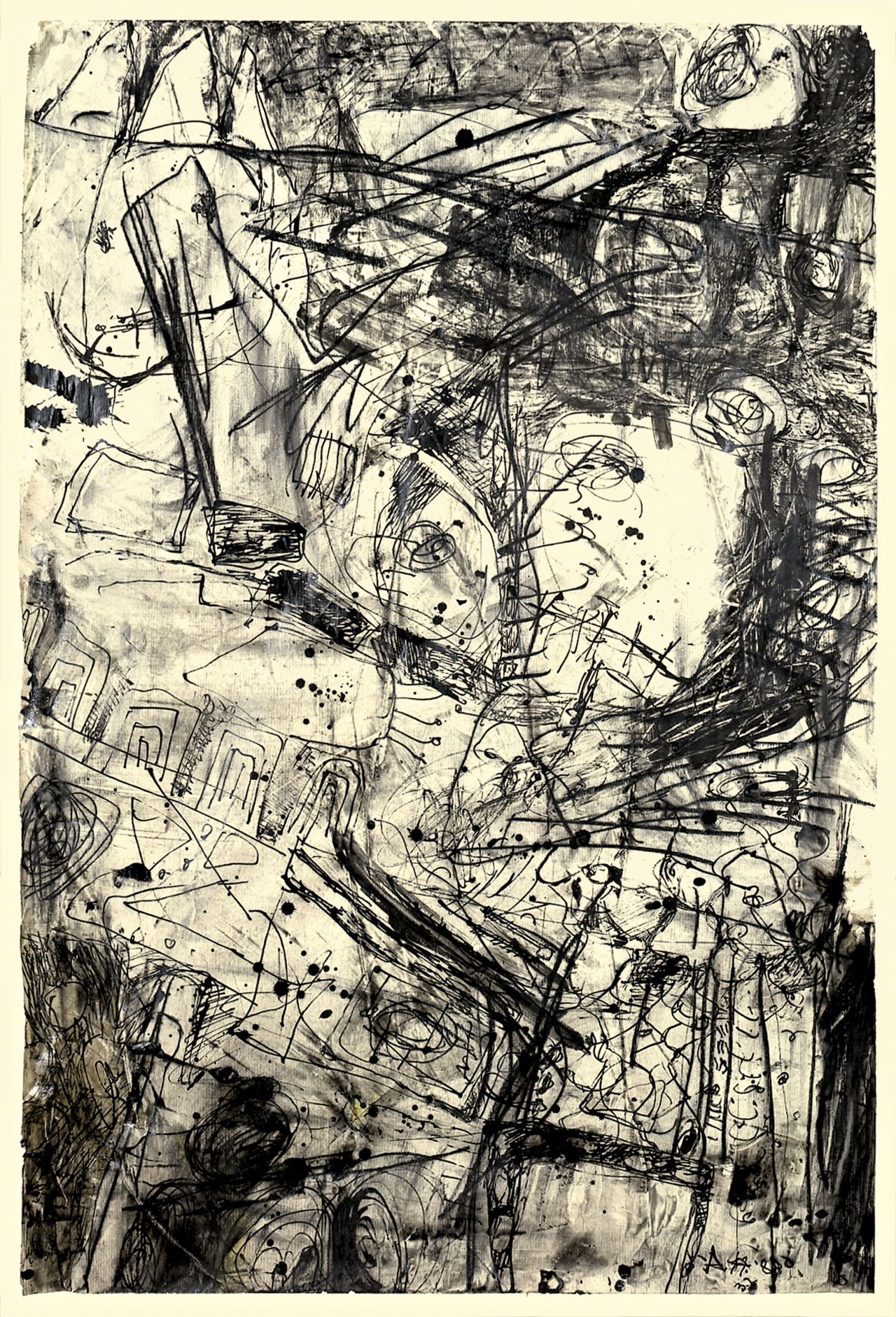 This picture shows the following artwork: Anton Henning. Untitled. 1988.