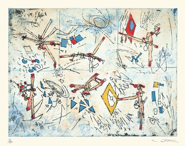 Auf diesem Bild ist das folgende Kunstwerk zu sehen: Roberto Echaurren Matta. „The Moon Shoker“. 1960.