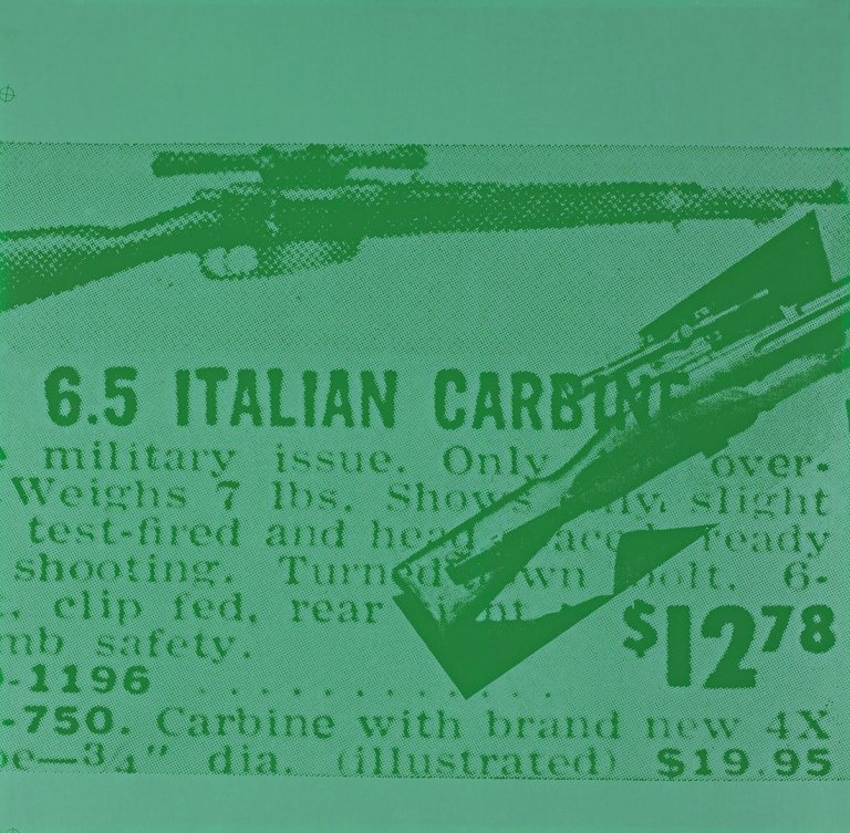 This picture shows the following artwork: Andy Warhol. Aus: „Flash-November 22, 1963“. 1968.