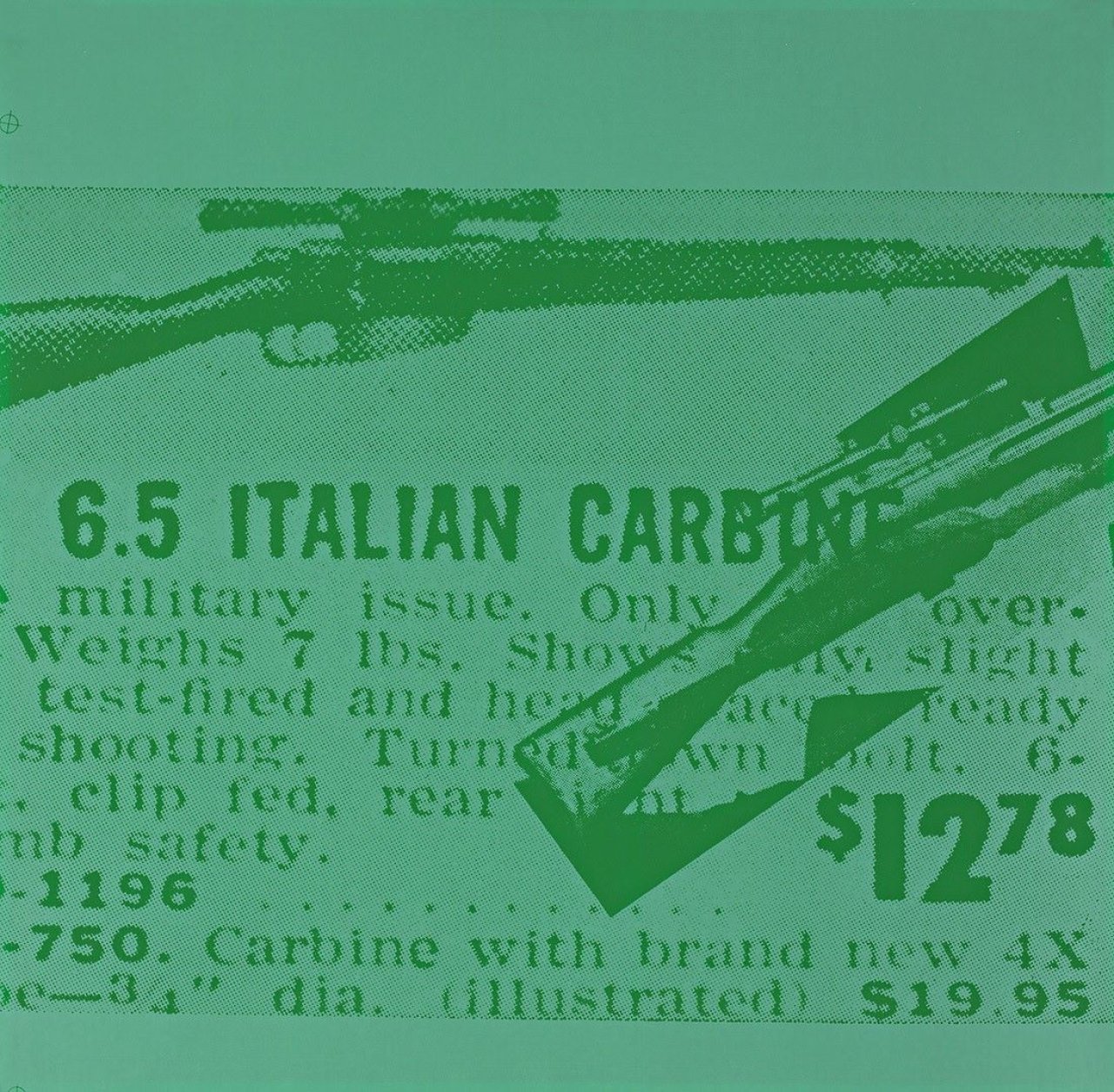 Auf diesem Bild ist das folgende Kunstwerk zu sehen: Andy Warhol. Aus: „Flash-November 22, 1963“. 1968.