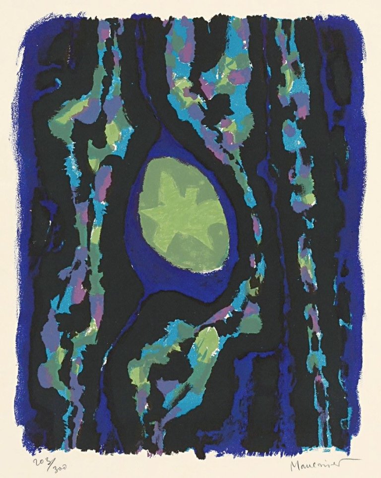 Auf diesem Bild ist das folgende Kunstwerk zu sehen: Alfred Manessier. „Advent“. 1961.