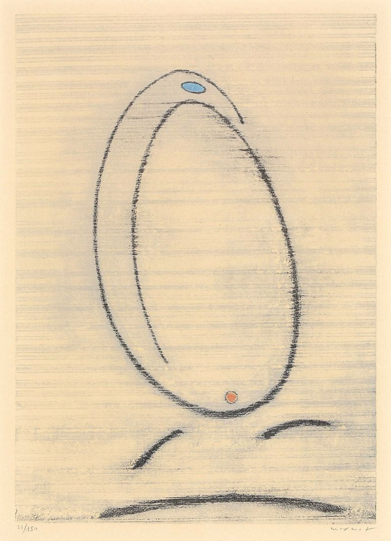 This picture shows the following artwork: Max Ernst. „Zu: Robert Lebel, L'Oiseau caramel“. 1969.