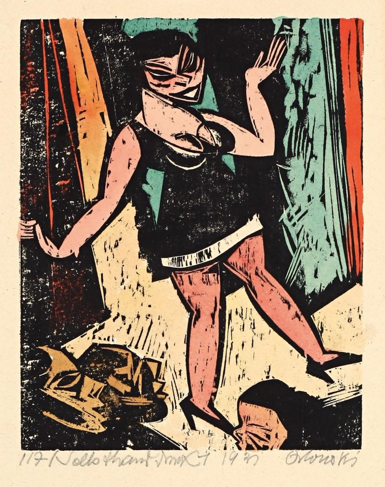 Auf diesem Bild ist das folgende Kunstwerk zu sehen: Hans Orlowski. „Varieté“. 1921.