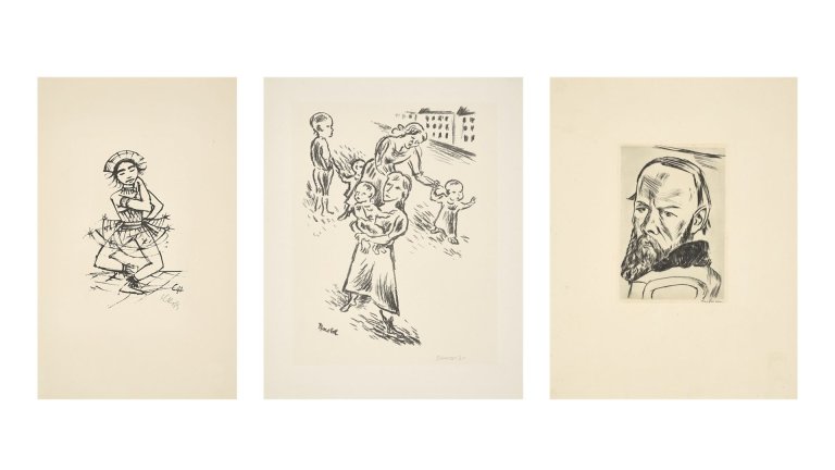 Auf diesem Bild ist das folgende Kunstwerk zu sehen:  Mappenwerk. „Erste Ganymed-Mappe“. 1921.