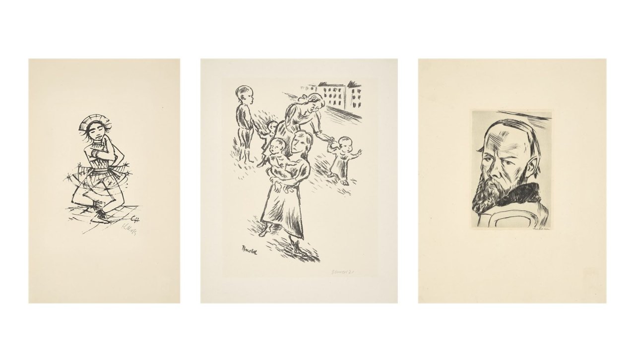 Auf diesem Bild ist das folgende Kunstwerk zu sehen:  Mappenwerk. „Erste Ganymed-Mappe“. 1921.