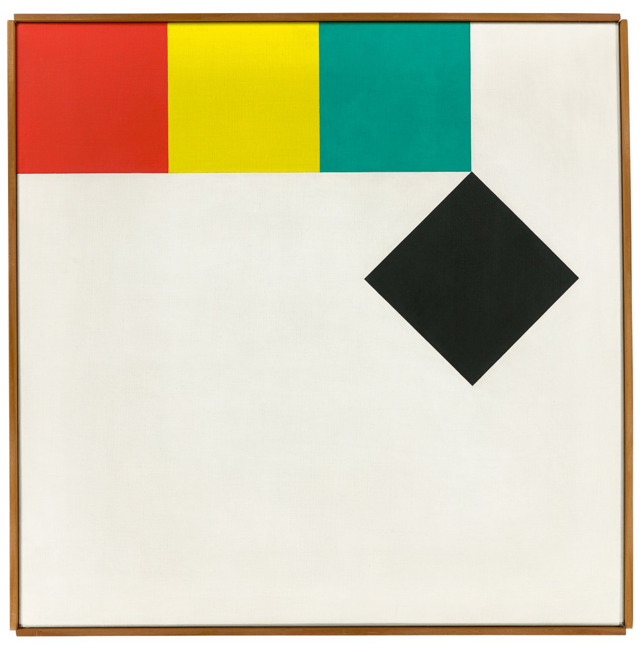 This picture shows the following artwork: Camille Graeser. “Konstruktion 4:12“. 1972.