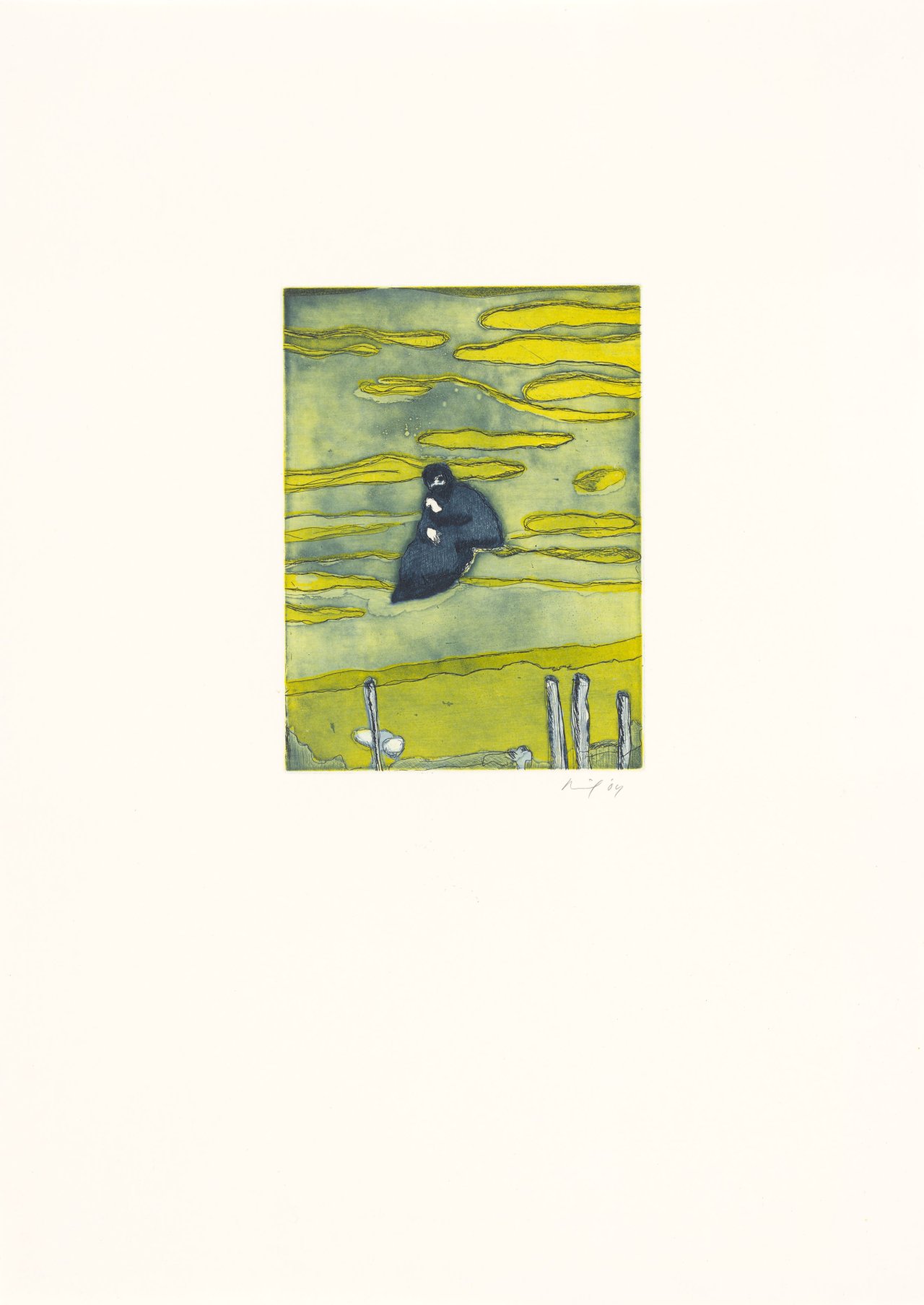 This picture shows the following artwork: Peter Doig. ”Boathouse”. 2004.
