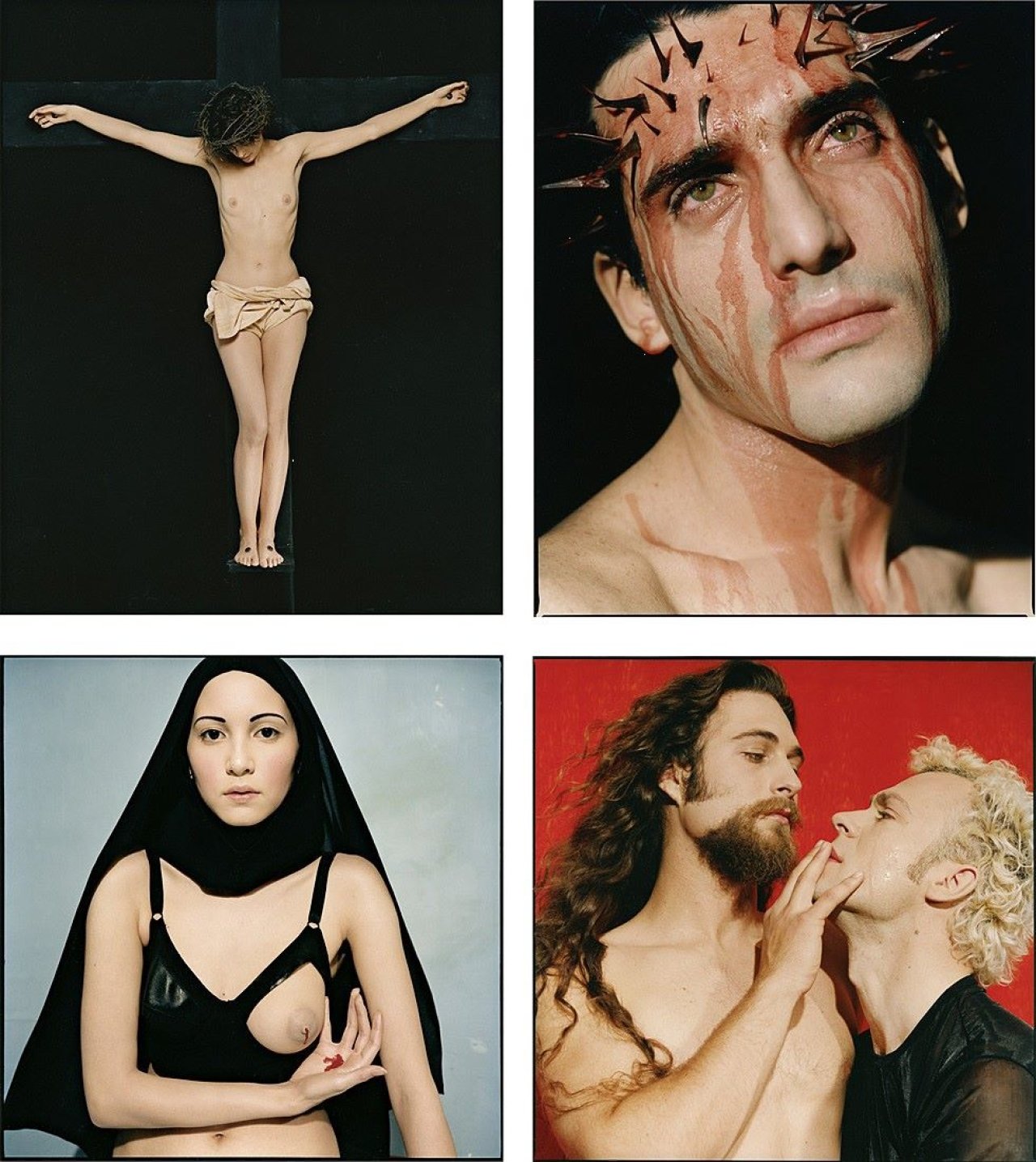 This picture shows the following artwork: Bettina Rheims. Portfolio I.N.R.I. 1997.