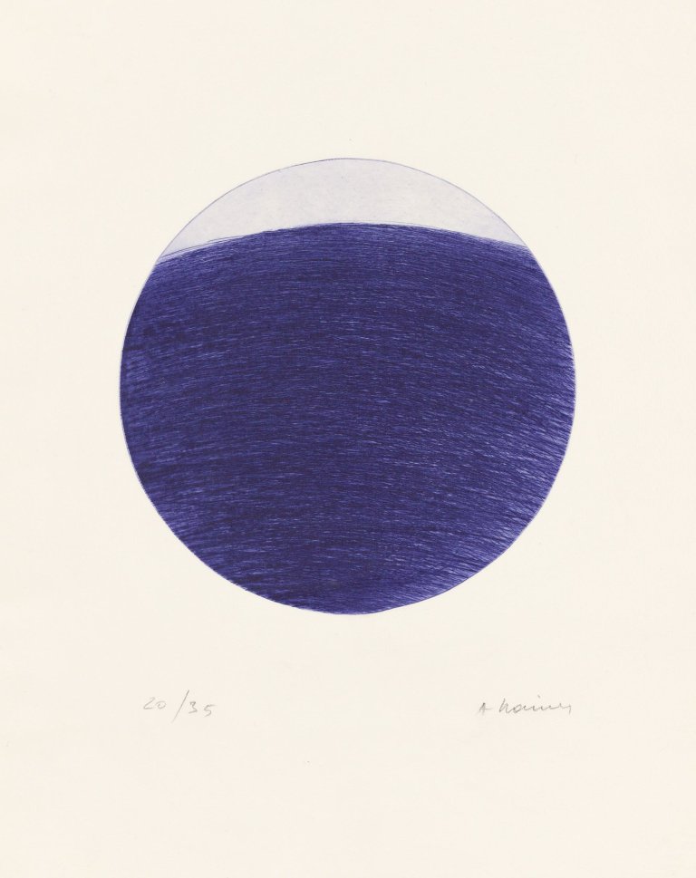 Auf diesem Bild ist das folgende Kunstwerk zu sehen: Arnulf Rainer. Ohne Titel (Ozean). 1986.