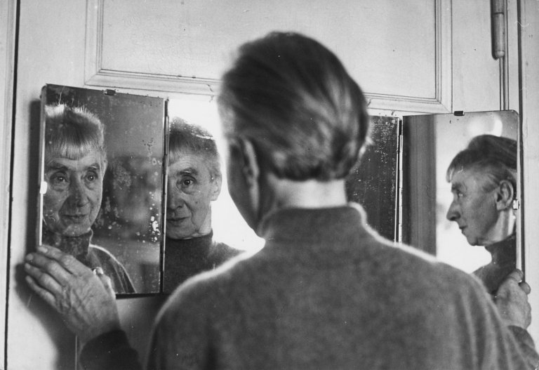Auf diesem Bild ist das folgende Kunstwerk zu sehen: Floris M. Neusüss. „Dada. Hana Höch“. 1962.