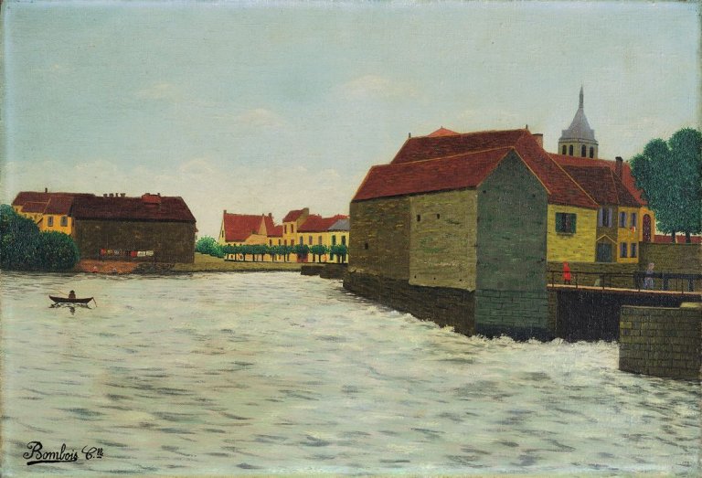 Auf diesem Bild ist das folgende Kunstwerk zu sehen: Camille Bombois. Le vieux moulin de Buzaucais. 1932.