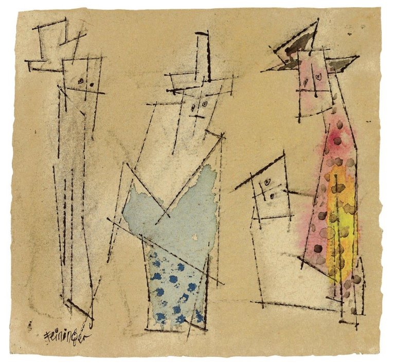 Auf diesem Bild ist das folgende Kunstwerk zu sehen: Lyonel Feininger. Ghosties.