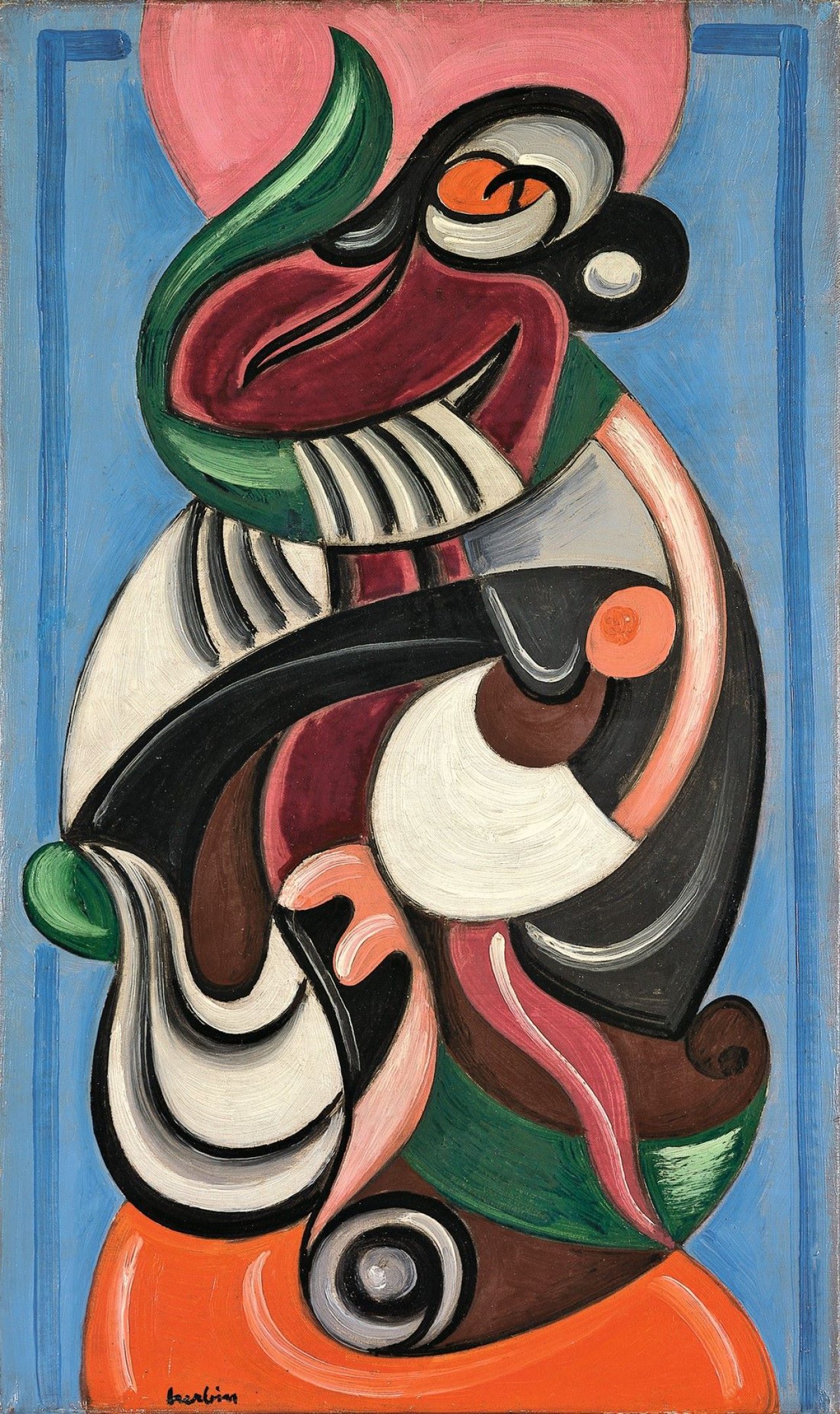Auf diesem Bild ist das folgende Kunstwerk zu sehen: Auguste Herbin. „Composition“. 1925.