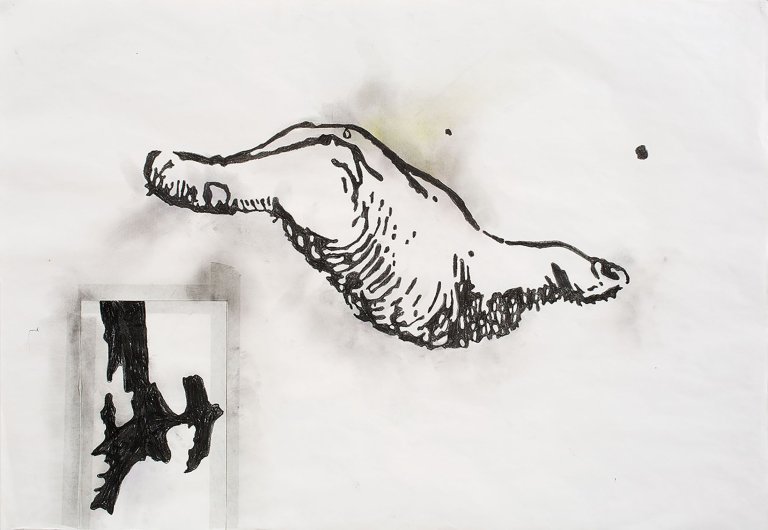 Auf diesem Bild ist das folgende Kunstwerk zu sehen: Via Lewandowsky. Ohne Titel. 1990.