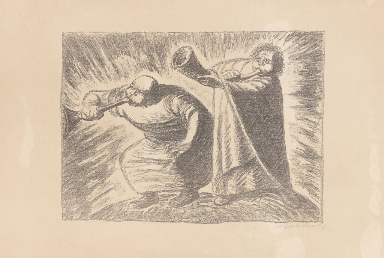 Auf diesem Bild ist das folgende Kunstwerk zu sehen: Ernst Barlach. „Der neue Tag“. 1932.