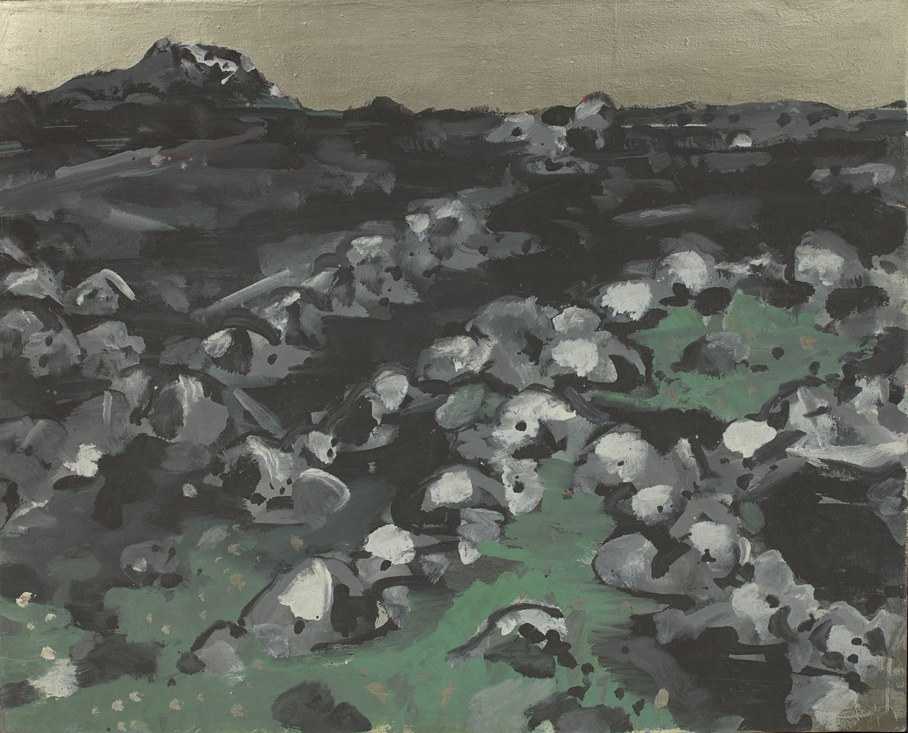 Auf diesem Bild ist das folgende Kunstwerk zu sehen: Bernd Koberling. Hochebene. 1973.