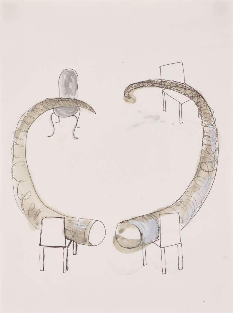 Auf diesem Bild ist das folgende Kunstwerk zu sehen: Rosemarie Trockel. Ohne Titel. 1984.
