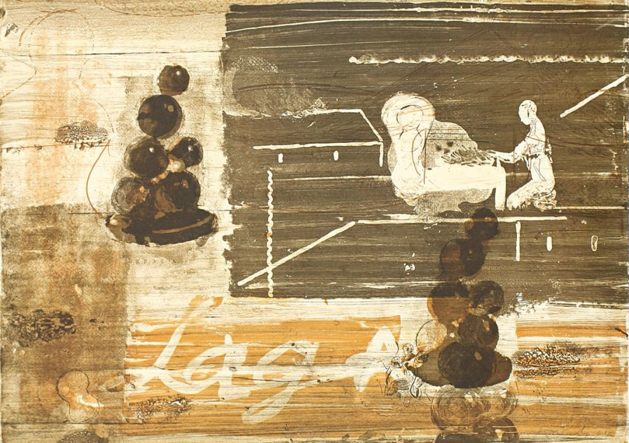 This picture shows the following artwork: Neo Rauch. „Lage“. 1994.