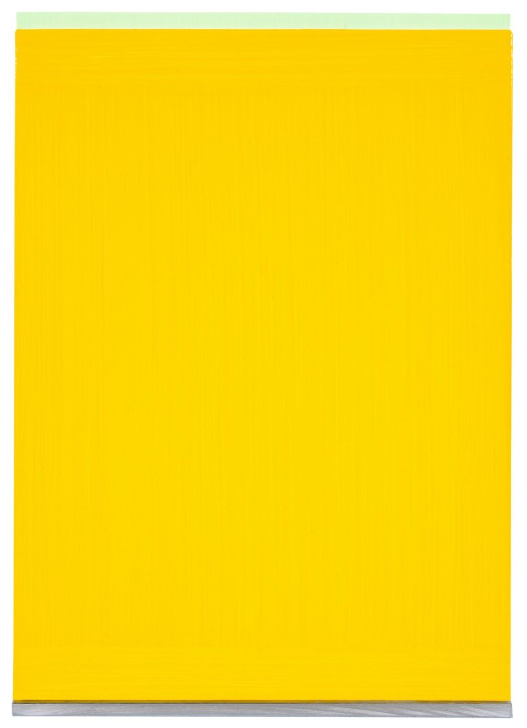Auf diesem Bild ist das folgende Kunstwerk zu sehen: Imi Knoebel. „An Meine Grüne Seite 07-12“. 2007.