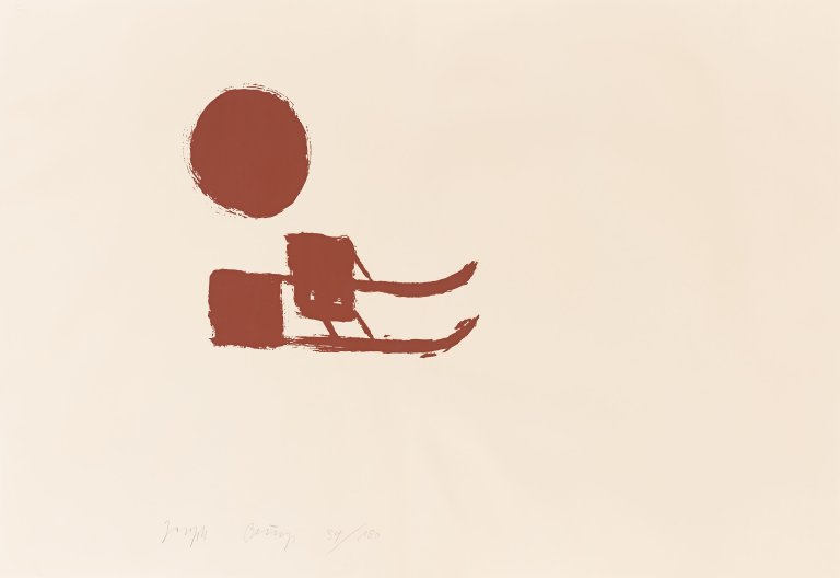 Auf diesem Bild ist das folgende Kunstwerk zu sehen: Joseph Beuys. „Sonnenschlitten“. 1984.