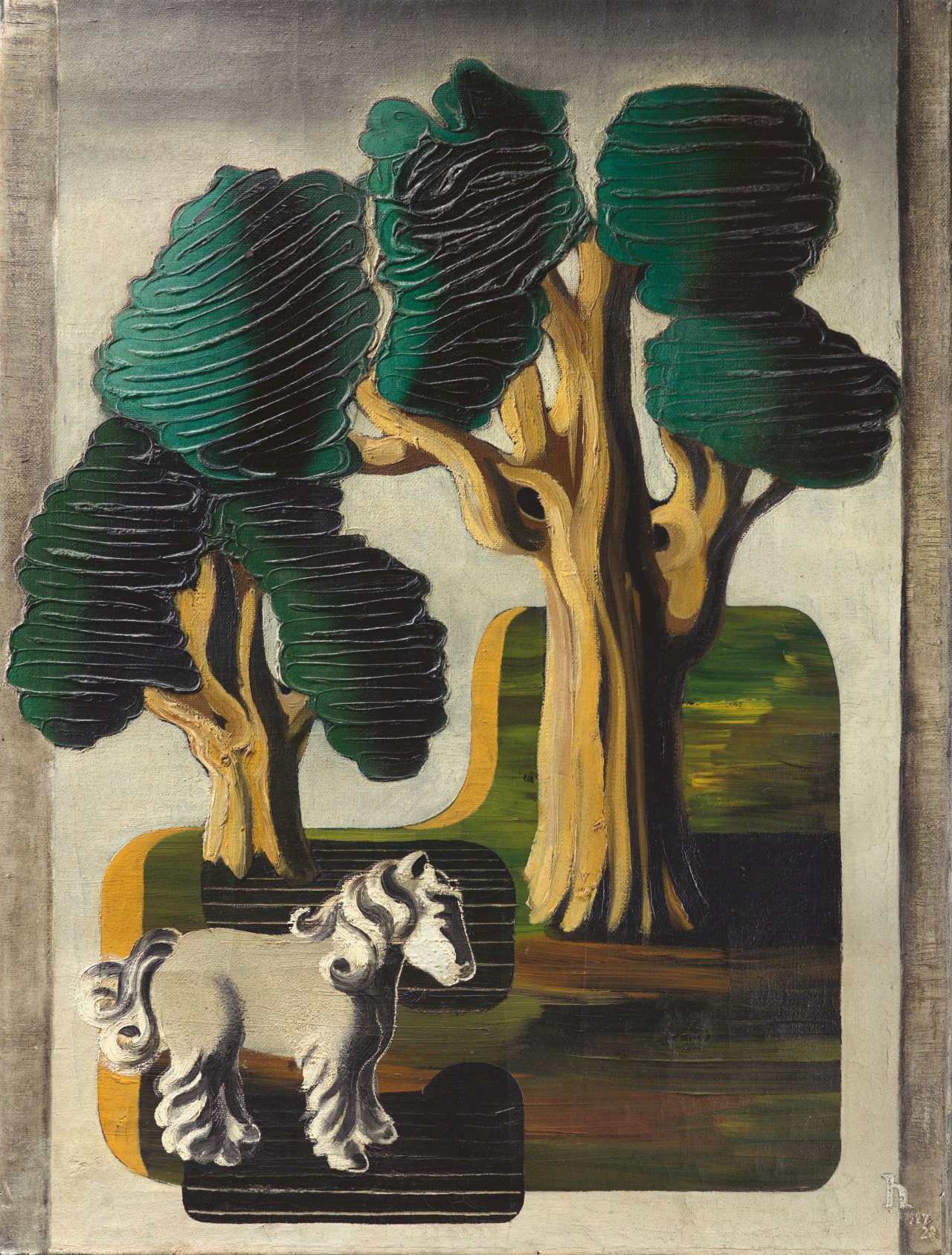 Catalog image of „Weißes Pferd“. 1927/28