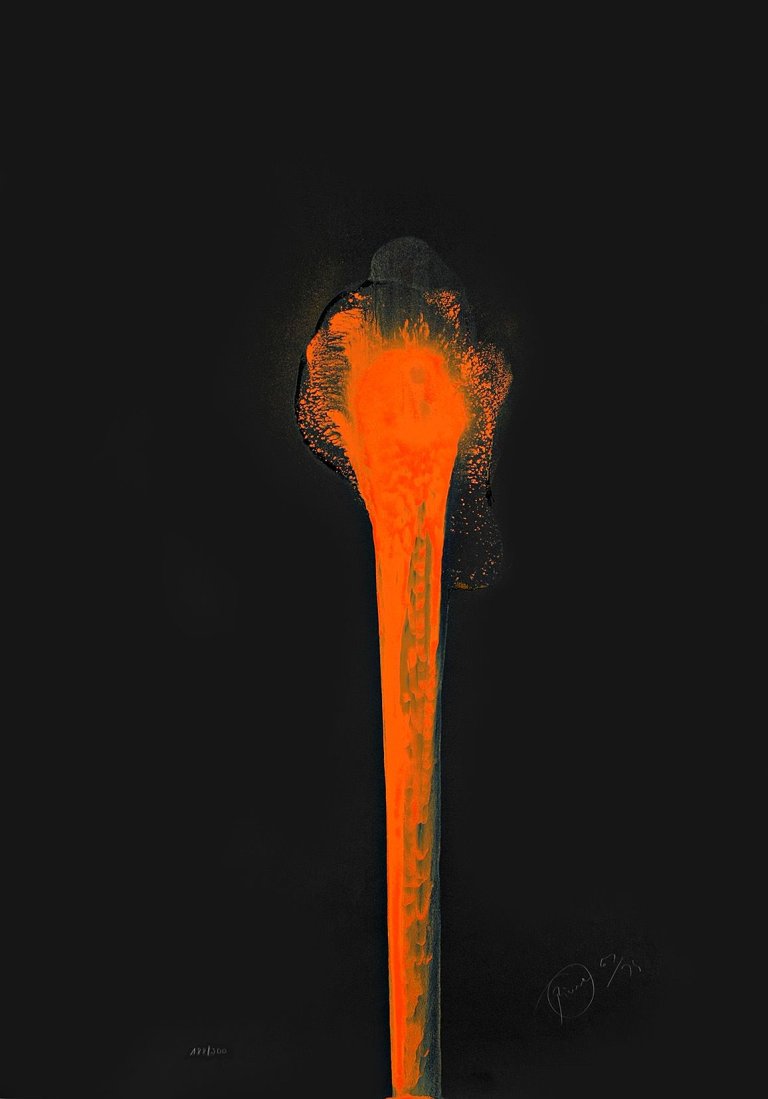 Auf diesem Bild ist das folgende Kunstwerk zu sehen: Otto Piene. „Neue Blume“. 1967/73.